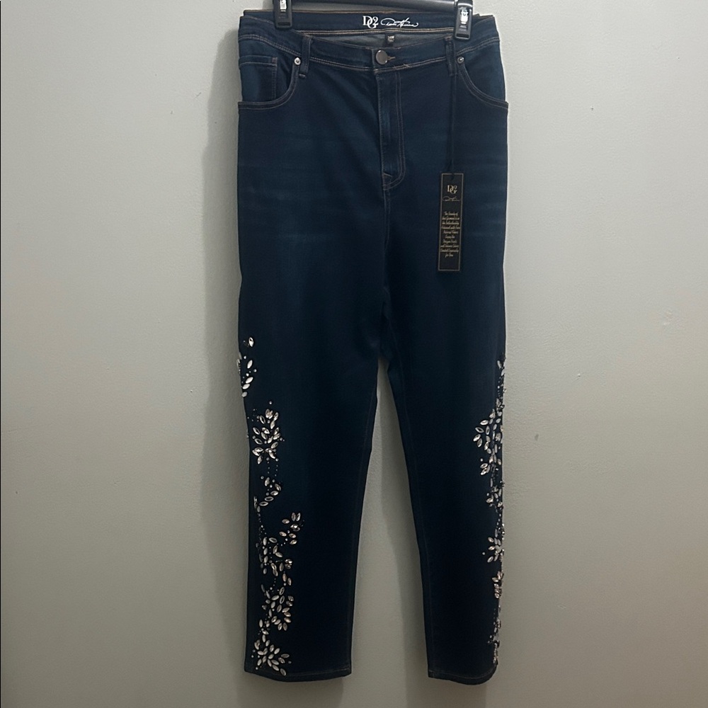 Embellish Women's Jeans - Dark Blue